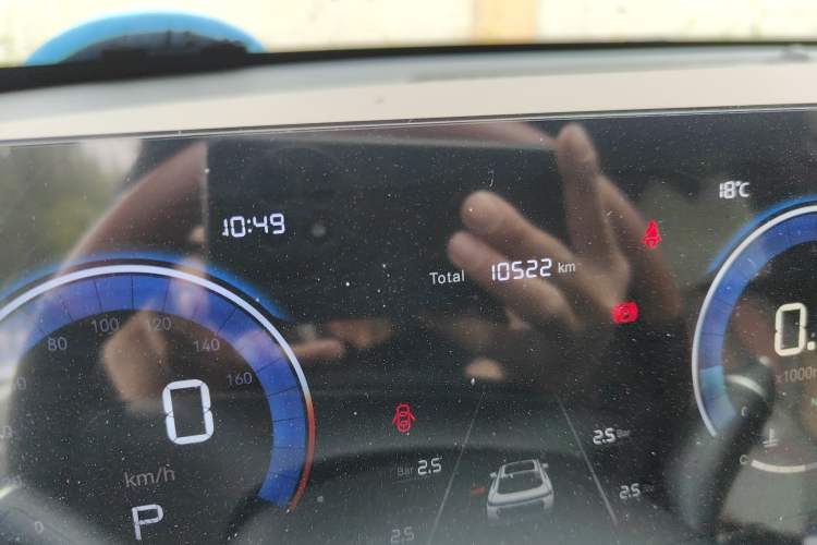 Used CHANGAN Eado 2026 Model, Fourth Generation, 1.5T 500Bar Enjoyment Edition Odometer Close Up