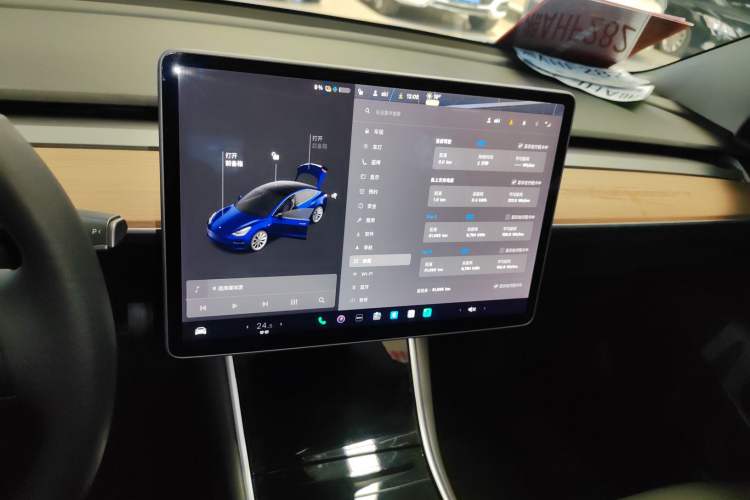 Used Tesla Model 3 2019 Standard Range Rear-Drive Upgraded Version Audio And AC Panel