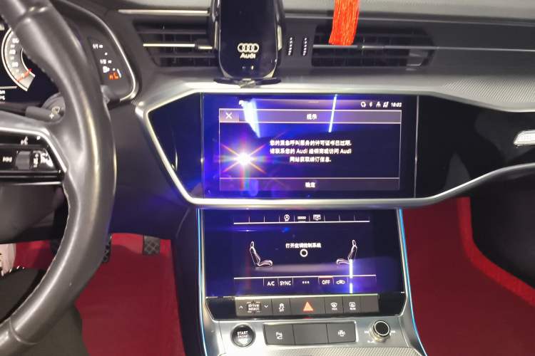 Used Audi A6L 2022 40 TFSI Luxury Dynamic Model Audio And AC Panel