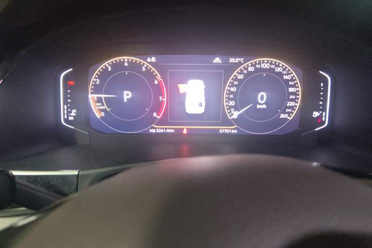 Used Volkswagen Teramont 2020 380TSI Four-Wheel Drive Luxury Version China VI Standard Odometer Close Up