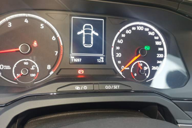 Used Volkswagen Polo 2019 Plus 1.5L Automatic Panoramic Enjoyment Edition Odometer Close Up