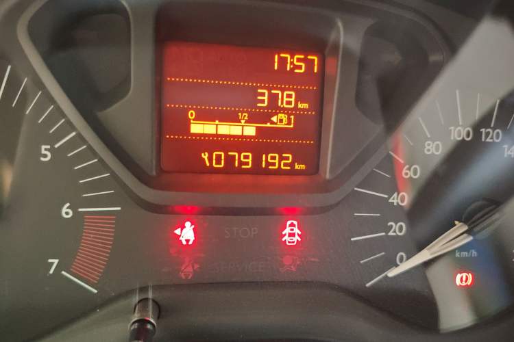 Used Citroen Elysee 2014 1.6L Manual Fashion Edition Odometer Close Up