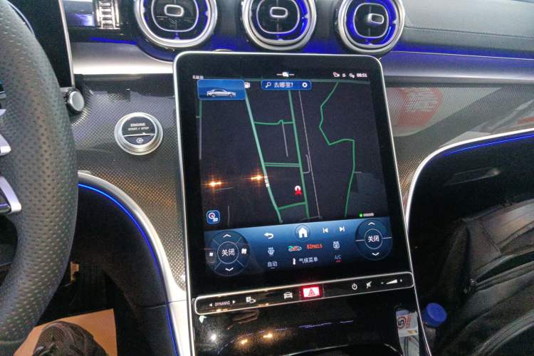 Used Mercedes-Benz C-Class 2025 Facelift C 260 L Sport Edition Audio And AC Panel