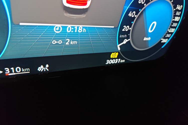 Used Volkswagen Teramont 2023 380TSI Four-Wheel Drive Prestige Flagship Edition Odometer Close Up