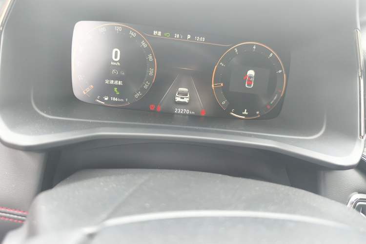 Used Lynk & Co 06 2020 1.5T JinPro model Odometer Close Up