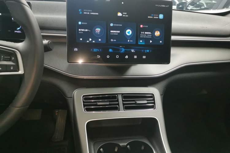 Used BYD Destroyer 05 2024 HONOR Edition DM-i 55KM Luxury Model Audio And AC Panel