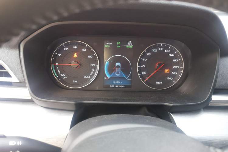 Used BYD Qin New Energy 2019 High-Range Deluxe Model Instrument Cluster