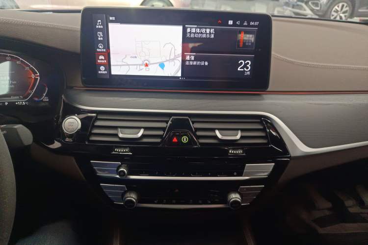 Used BMW 5 Series 2023 530Li Leading Model M Sport Package Audio And AC Panel