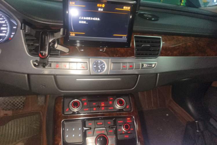 Used Audi A8 2013 A8L 45 TFSI quattro Comfort model Audio And AC Panel