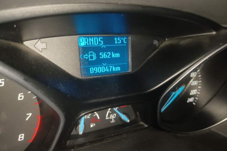 Used Ford Focus 2012 Sedan 1.6L Automatic Fashion Edition Odometer Close Up