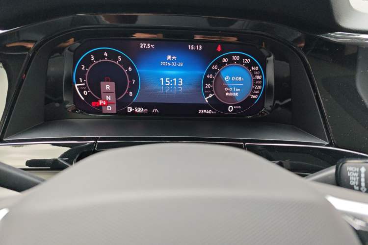 Used Volkswagen Teramont X 2024 380TSI All-Wheel Drive Longyao Edition Odometer Close Up