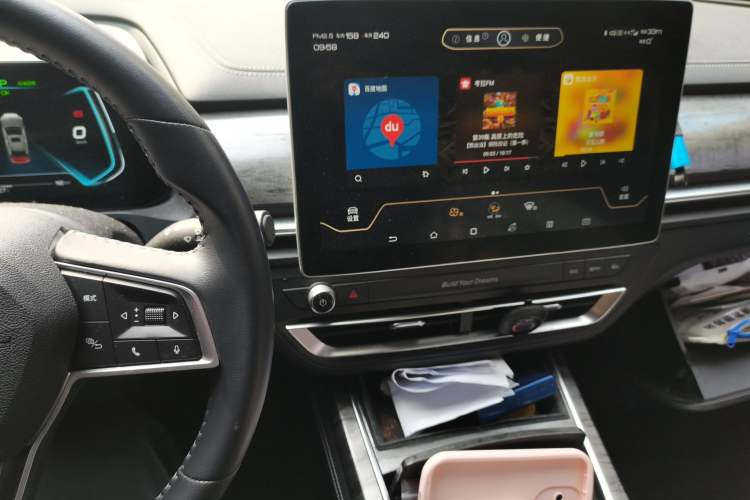 Used BYD Qin Pro New Energy 2018 EV500 Smart Connect Elite Model Audio And AC Panel