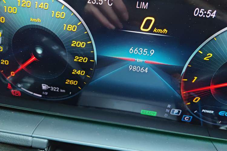 Used Mercedes-Benz GLS 2020 GLS 450 4MATIC Dynamic Edition Odometer Close Up