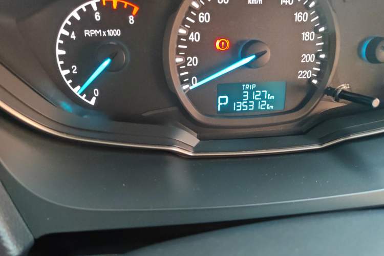 Used Ford Escort 2017 1.5L Automatic Comfort Model Odometer Close Up