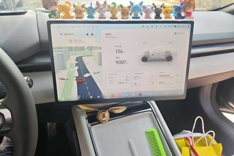 Used XPeng P7 2025 Model—750 All-Wheel-Drive High-Performance Ultra Audio And AC Panel