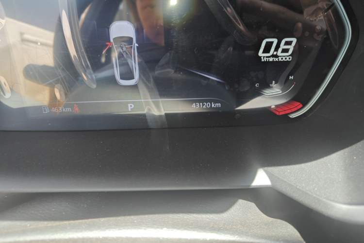 Used MG 5 2021 180 DVVT CVT Youth Luxury Edition Odometer Close Up