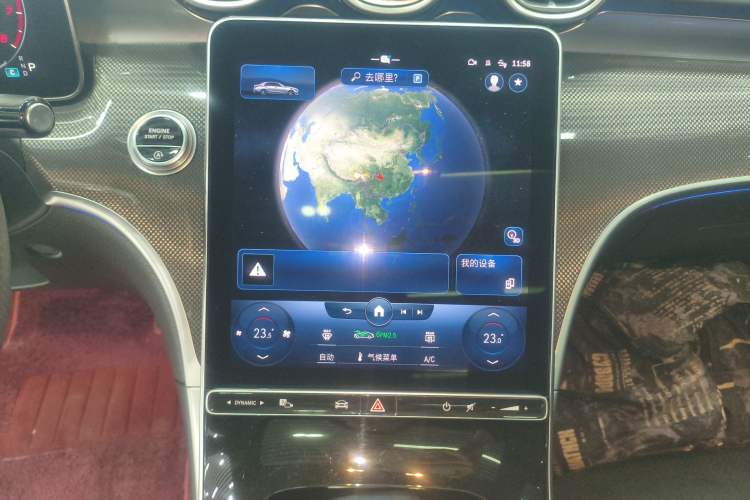 Used Mercedes-Benz C-Class 2022 C 260 L Sport Edition Audio And AC Panel