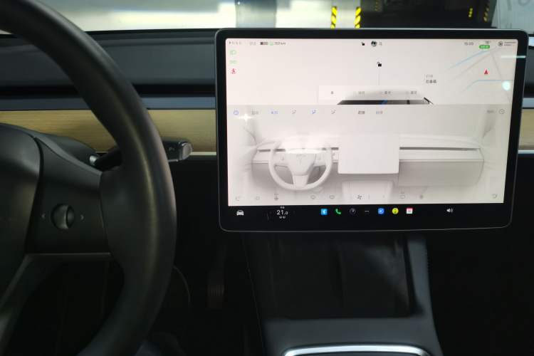 Used Tesla Model Y 2022 Rear-Wheel-Drive Version Audio And AC Panel