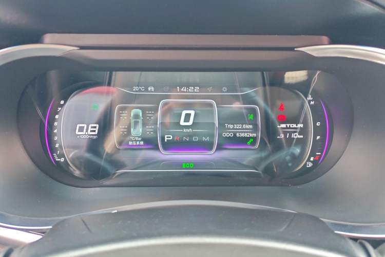 Used JETOUR X90 2019 1.6T DCT Luxury Touring Edition 5 Seats China VI Standard Instrument Cluster