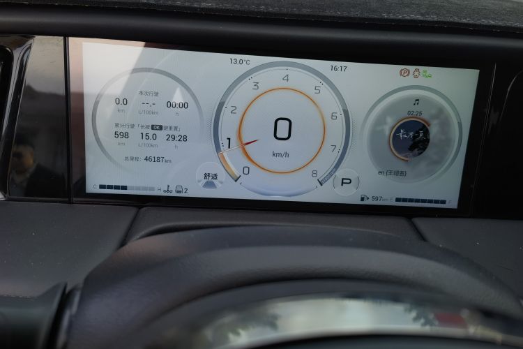 Used GAC Trumpchi M8 2023 Zongshi Series 400T Flagship Edition Odometer Close Up