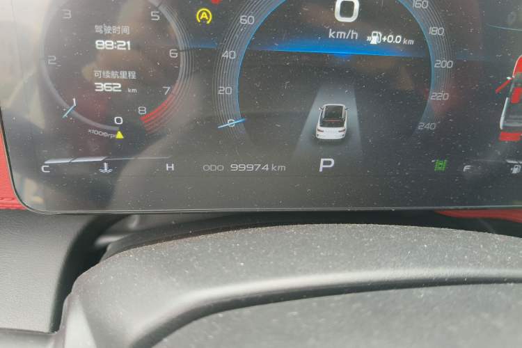 Used Geely Auto icon 2020 1.5TD i9 Odometer Close Up