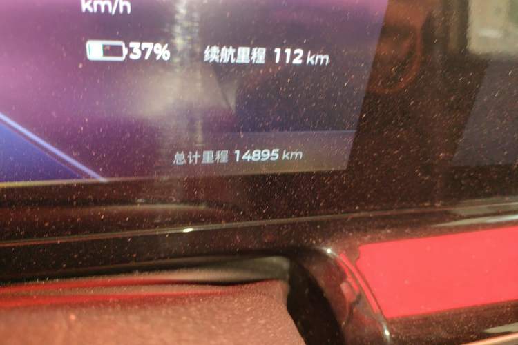 Used Baojun KiWi EV 2021 Artist Model Ternary Lithium Odometer Close Up