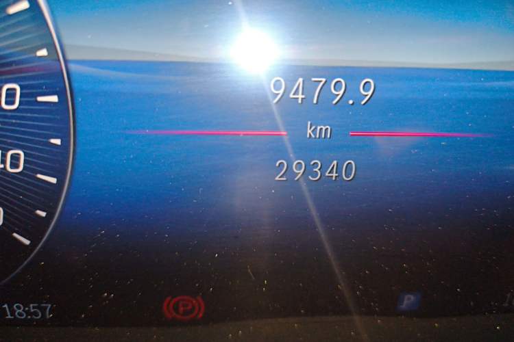 Used Mercedes-Benz C-Class 2022 C 260 L Sport Edition Odometer Close Up