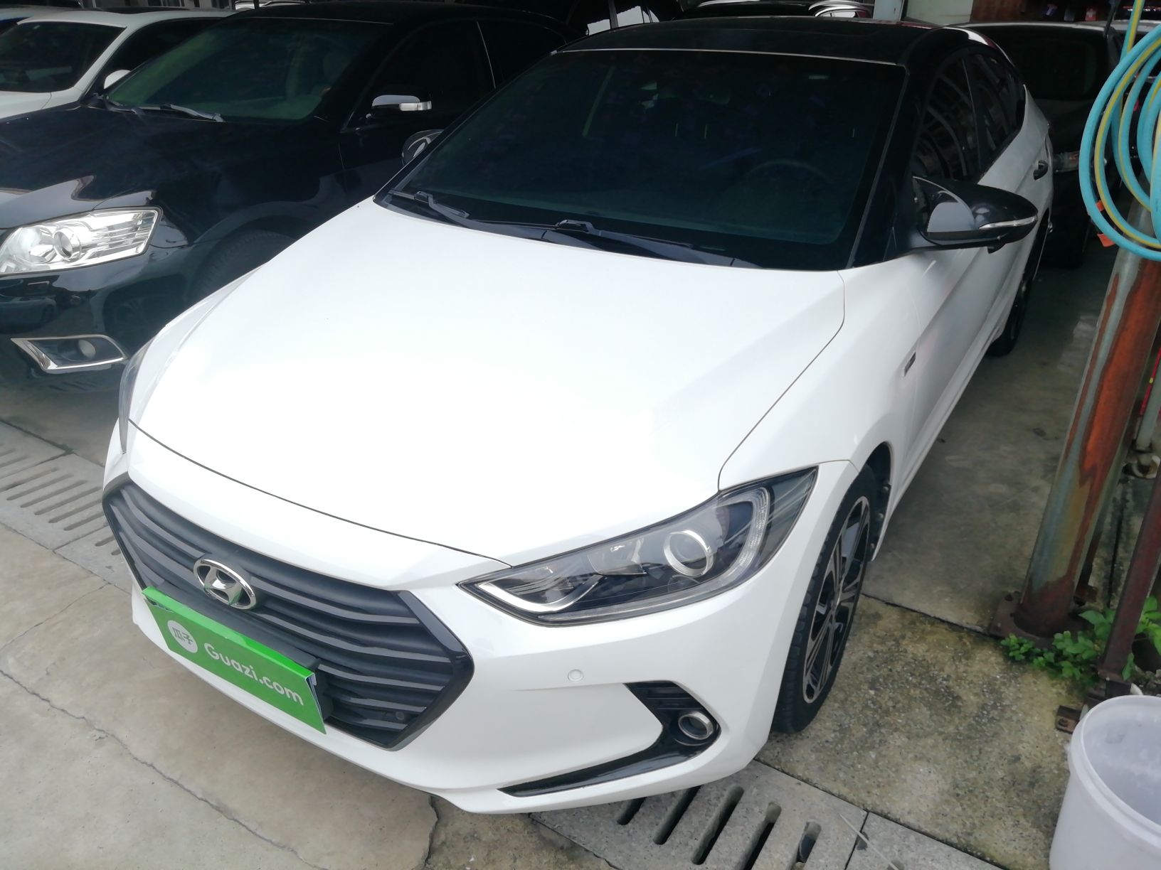 تحت مقدمة السيارة