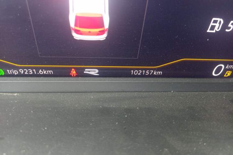 Used Volkswagen Tiguan L 2023 380TSI Automatic All-Wheel Drive R-Line Enhanced 7-Seater Odometer Close Up