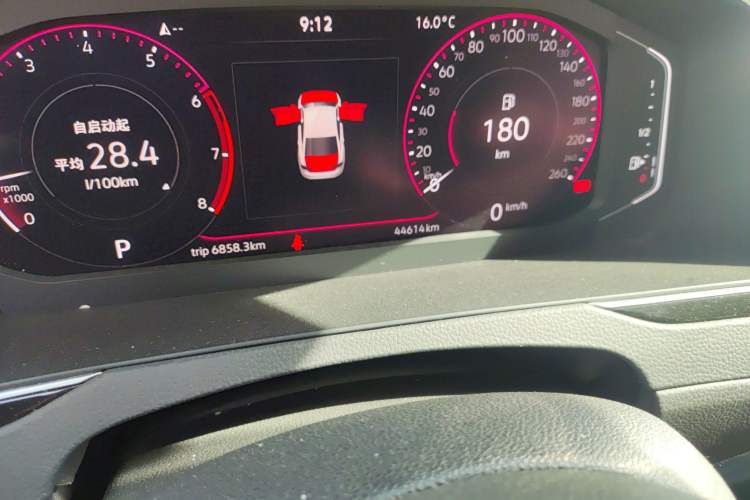 Used Volkswagen Magotan 2023 2 Million Units Commemorative Edition 330TSI DSG Luxury Version Odometer Close Up