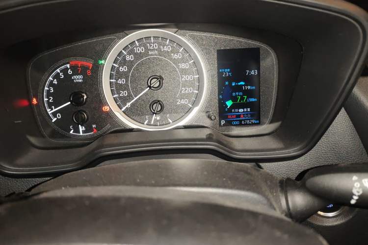 Used Toyota Corolla 2021 1.2T S-CVT Elite Edition Odometer Close Up