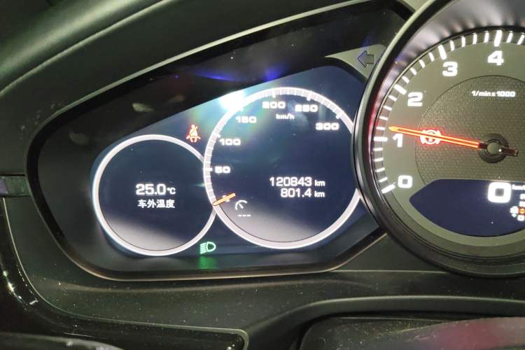 Used Porsche Panamera 2019 Panamera 2.9T Odometer Close Up