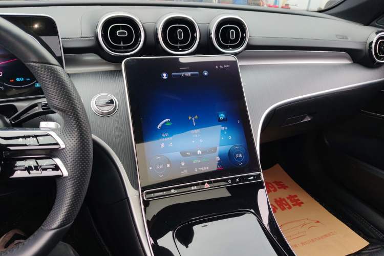 Used Mercedes-Benz C-Class 2022 C 200 L Sport Edition Audio And AC Panel