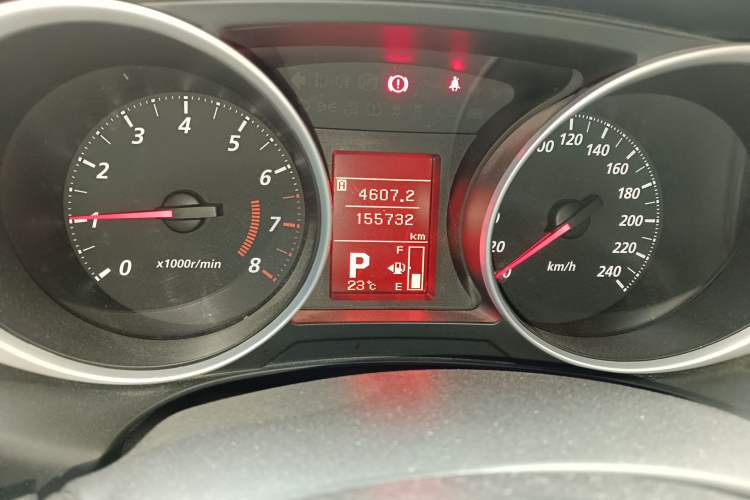 Used Mitsubishi ASX 2016 2.0L CVT Two-Wheel Drive Excellence Edition Odometer Close Up