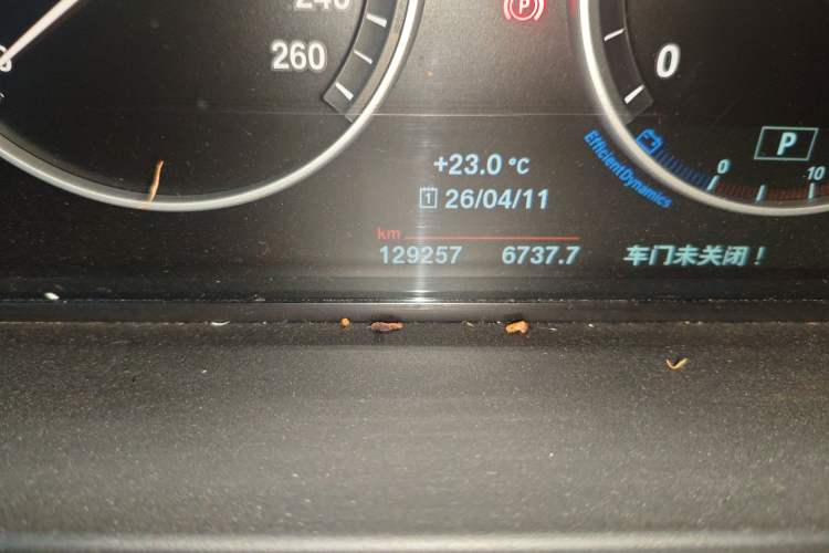 Used BMW 5 Series 2017 520Li Elegant Edition Odometer Close Up