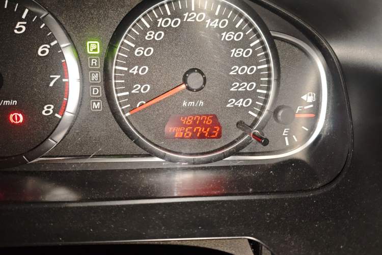 Used Mazda 6 2015 2.0L Automatic Fashion Edition Odometer Close Up