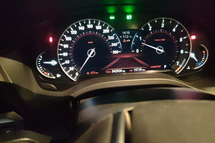 Used BMW X3 2018 xDrive25i Luxury Package China VI Emission Standard Instrument Cluster