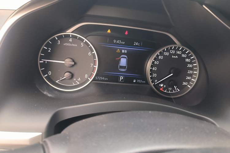 Used Nissan Murano 2021 2.5L XE Two-Wheel Drive Elite Edition Odometer Close Up