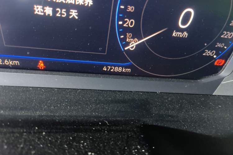 Used Volkswagen Sagitar 2022 280TSI DSG Flyover Edition Odometer Close Up