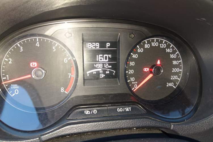 Used Volkswagen Polo 2018 1.5L Automatic Advanced Driving Model Odometer Close Up