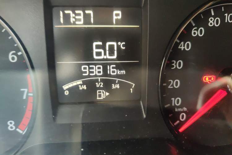 Used Volkswagen Polo 2016 1.4L Automatic Trendy Model Odometer Close Up