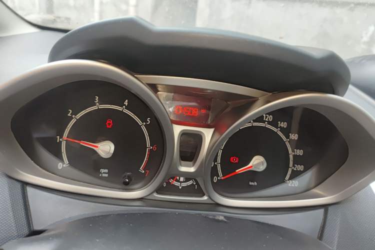 Used Ford Fiesta 2011 Hatchback 1.5L Manual Fashion Edition Odometer Close Up