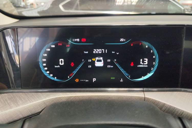 Used CHANGAN Eado 2023 Changan Edition PLUS Blue Whale NE 1.4T GDI DCT Prestige Version Instrument Cluster