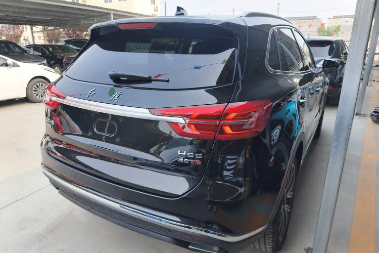 Used Hongqi HS5 2022 Facelifted Version 2.0T Smart Connect Flagship All-Wheel-Drive Edition Rear Right 45 Deg