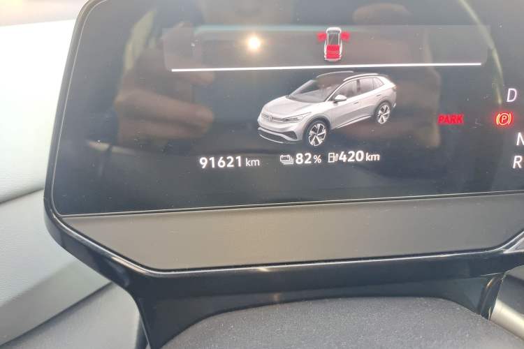 Used Volkswagen ID.4 X 2023 Upgraded Model Pure Long-Range Version Odometer Close Up