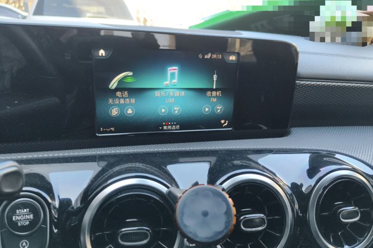 Used Mercedes-Benz A-Class 2019 A 180 L Sport Sedan Audio And AC Panel