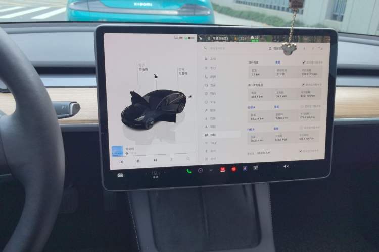 Used Tesla Model 3 2022 Rear-Wheel-Drive Version Audio And AC Panel