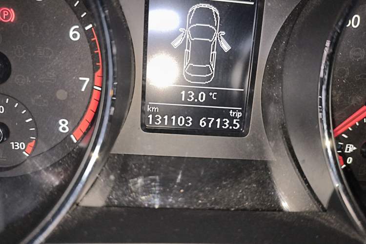 Used Volkswagen Sagitar 2018 280TSI DSG Ignite Edition Odometer Close Up