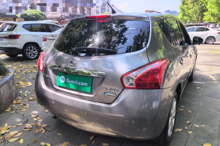 Used Nissan Tiida 2011 1.6L CVT Smart Version Rear Right 45 Deg