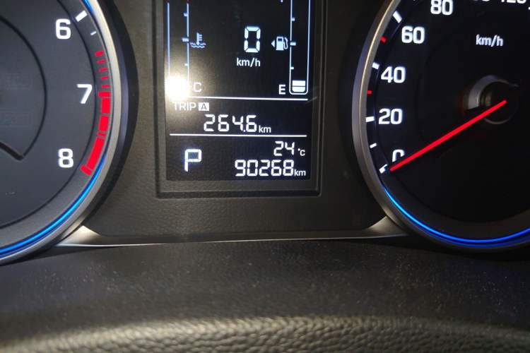 Used Hyundai ix25 2017 1.6L Automatic Smart Version Odometer Close Up